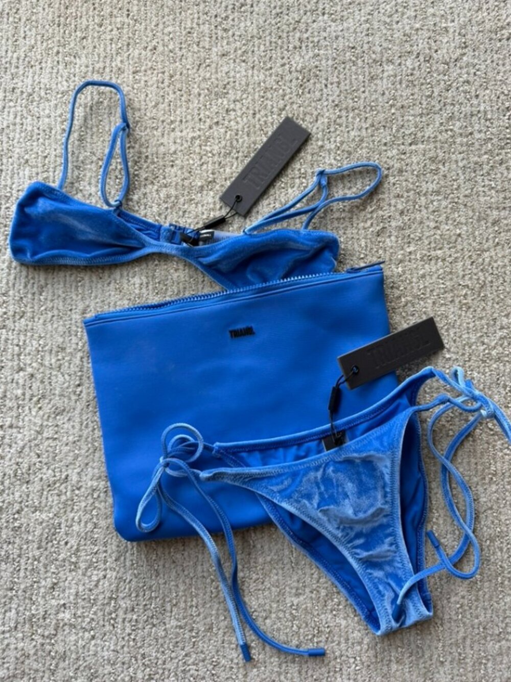Triangl Swimwear Velvet Bikini Set